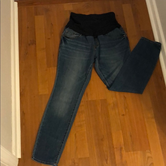 Old Navy Full Panel Maternity Jeans Size 8 Short - Picture 2 of 5
